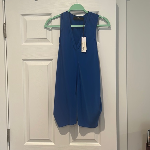 Cut25 Blue tank blouse - Picture 1 of 4